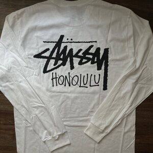 NEW AUTHENTIC Honolulu Stussy long sleeve shirt